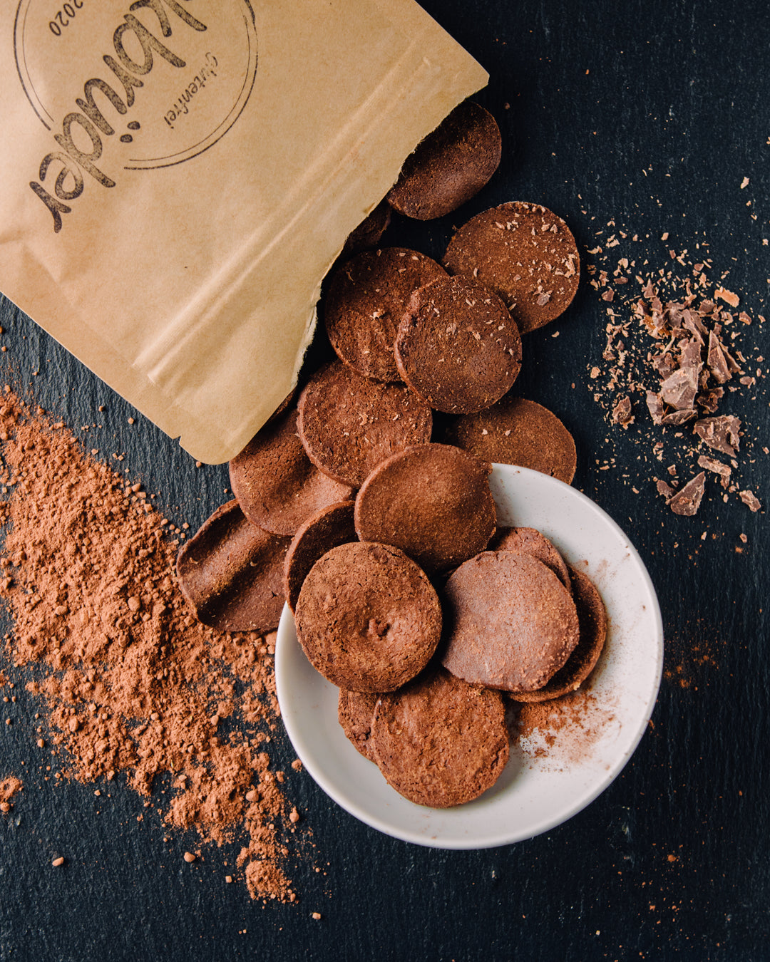 Bio Schoko Butterkekse - glutenfrei & herrlich mürbe