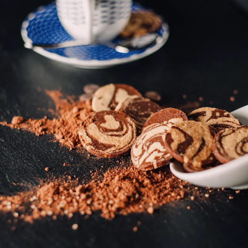 Bio Zebra-Kekse - glutenfreie Plätzchen