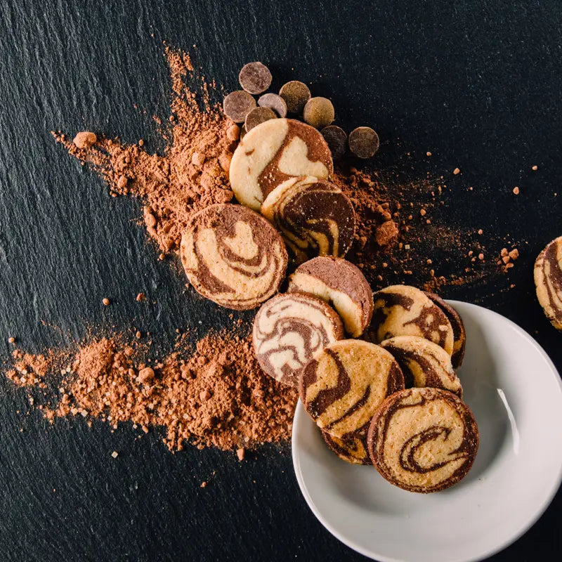 Bio Zebra-Kekse - glutenfreie Plätzchen