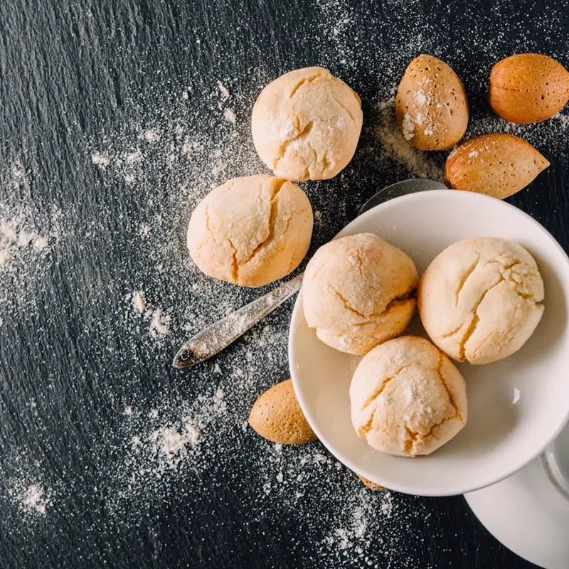 Bio Mandel-Zitronen-Wölkchen – glutenfrei, fruchtig & fein