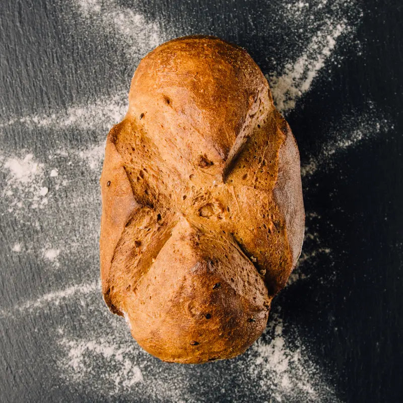 glutenfreies Bio-Buchweizen Sauerteigbrot mit nussigem Aroma